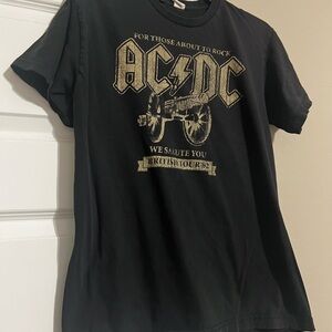AC/DC Black Graphic T-Shirt